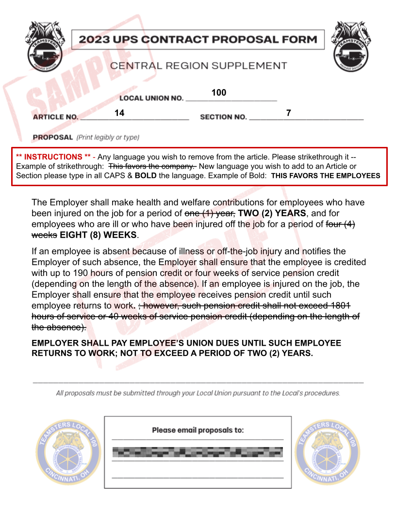 Teamsters Local 100 UPS Update